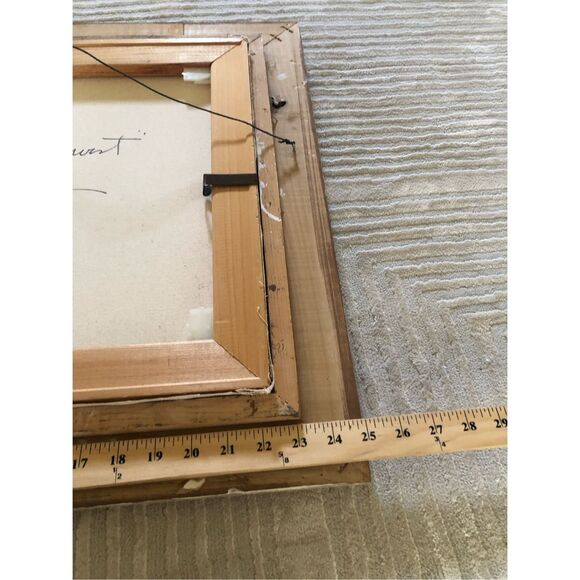 “Autumn Harvest Oil Painting – Signed Van Wall Still Life, Pumpkins & Gourds, - Picture 10 of 10